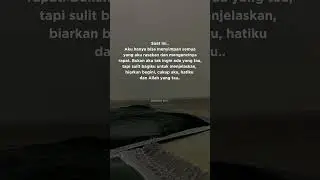 Aku hanya bisa menyimpan apa yang ku rasakan - motivasi kata kata