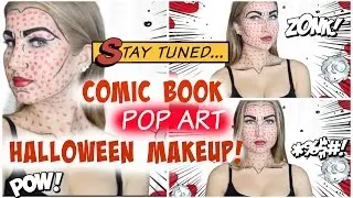 Comic Book Pop Art Halloween Makeup Tutorial!