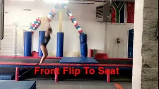 Front tuck to straddle sit
