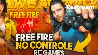 Jogando freefire com controle de ps3