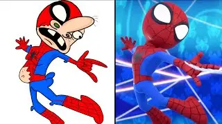 meet spidey and his amazing friends 🕷️ Spidy shooting webs