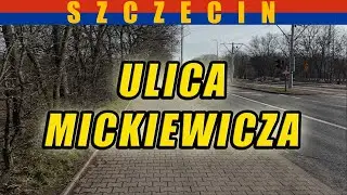 ul. Mickiewicza - lutowy spacer w Szczecinie. Luty 2024.