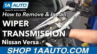 How to Remove Wiper Transmission 12-19 Nissan Versa