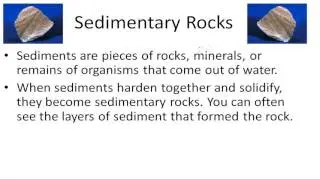 Sedimentary Rocks