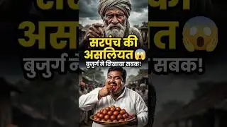 सरपंच की भूख vs गरीब का दर्द 😭 | Heart Touching Hindi Story | Moral Story #Shorts #Shortsfeed