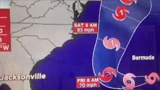 Wednesday Weather from Jacksonville, Florida.