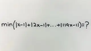Q406 | Math Olympiad | Algebra | 2010 AMC 12A Problem 22 | Minimum | Function | Absolute Value