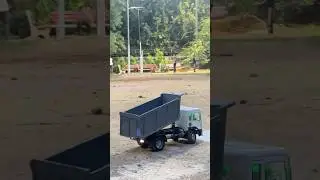 Real Hydraulic RC dump truck Home Made PVC #diy