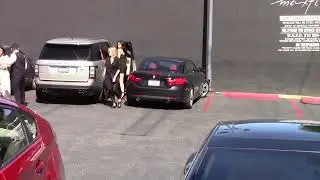 Kylie Jenner Clutches Tummy Amid Pregnancy Rumors Leaving Snapchat Meeting