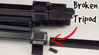 How To Repair Broken Tripod Leg.
