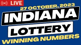 Indiana Lottery Drawing Results Oct 27, 2023 - #shorts #shortsvideo #youtubeshorts #newshortsvideo