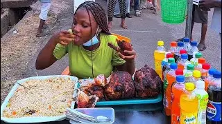 COCONUT RICE & CHICKEN BASKETBALL GAME | Pls subscribe to my channel 