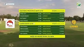 Lions U19 vs Eastern Province U19 - Khaya Majola Cricket Week 2025/26 | Johan Volstead Oval