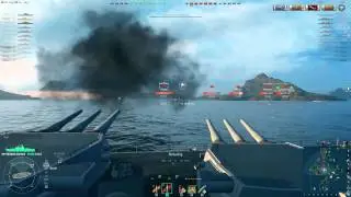 World of Warships CBT - North Carolina
