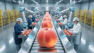 Inside a State-of-the-Art Peach Factory: From Orchard Harvest to Canned Perfection