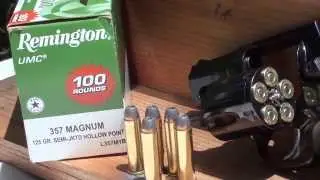357 Magnum 125gr SNUBBY Ballistic Gel Test