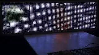 Wolfenstein 3D on a DIY led screen
