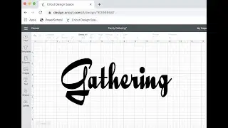 Welding letters in Cricut Design Space