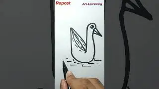 🦆 How to Draw a Realistic DUCK: Easy Step-by-Step Feather Shading (Pencil Tutorial) #easydrawing