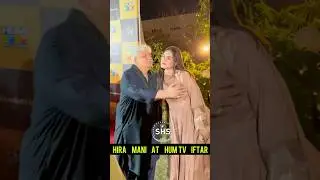 Gorgeous Hira Mani at HUM TV Iftar to celebrate the success of their dramas 😍