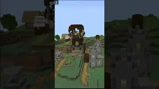 Village Invaded by Pillager Outpost | Minecraft Seed