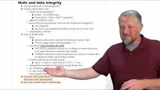 7 - Nulls and data integrity