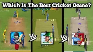 Wcc3 vs Real cricket 20 vs Hydos 380 comparison. which is the best Cricket game?