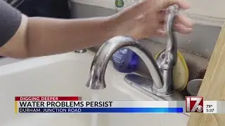Water problems persist on Junction Road in Durham