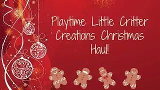 Playtime Little Critter Creations Christmas Haul