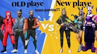 OLd player VS New player Live streaming of ANNU gaming 77||#garenafreefireMax#shortvideo#annugaming7