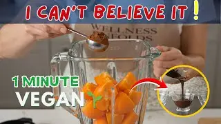 Only 2 ingredients! Ready in 1 minute! healthy dessert! VEGAN | Sugar-Free | Healthy food