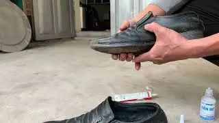 Cách dán giày khi bị bong keo
