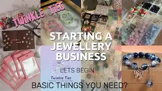 Starting Our Bracelet Business from Home ✨ | Materials Unboxing | Twinkle Ties 💖