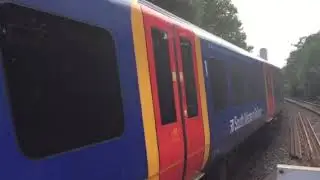 SWR 450115 And 450005 45042 Departing Portsmouth & Southsea station