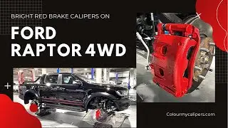 Ford Raptor Red Brake Calipers | Painting Brake Calipers | Quickclipsmedia