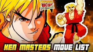 KEN MASTERS MOVE LIST - Marvel Super Heroes vs. Street Fighter (MSHvSF)