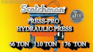 Sierra Victor Machinery: SCOTCHMAN 176 Ton Hydraulic Press PressPro 176