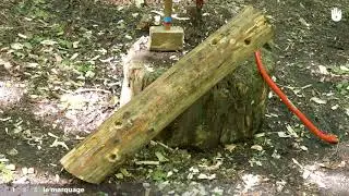 TUTO froissartage : fabriquer un tabouret