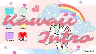 Kawaii (Cute) Intro Template - Unicorn 🦄 #foryou #foryoupage #cuteintro