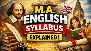 M.A. English Syallabus Explanation #universityoflucknow #mastersinenglish