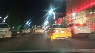 مدخل مدينة كربلاء الجنوبي ليلا