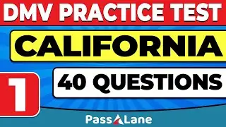 California DMV Practice Test 2025 - Real Questions & Answers | CA DMV Permit Test | Pass Lane