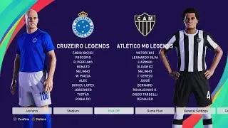 Cruzeiro Legends vs Atlético MG Legends Efootball