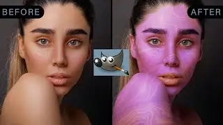 How to Add Body Paint to a Photo with Gimp