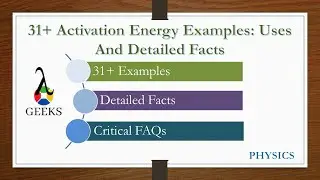 17+ Activation Energy Examples: Uses And Detailed Facts