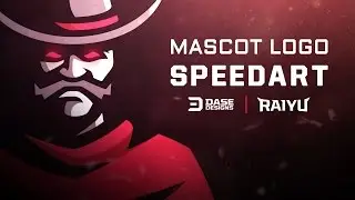 Cowboy Mascot Logo | Adobe Illustrator Speedart