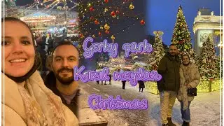 Christmas’ta Moskova! Gorky park’ı ve Kızıl meydanı gezdik :)