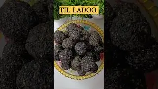 Til ke Laddu Recipe | Black Sesame seeds ladoo #viral #youtubeshorts #shorts #makarsankranti 🪁