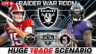 🚨LIVE -RAIDER WAR ROOM- #raiders TRADE scenario for Lamar Jackson | Mendoza Championship Breakdown