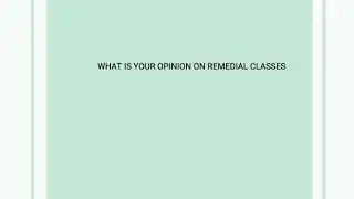 LET'S TALK ABOUT REMEDIAL CLASSES #remedialteaching #remedialclasses